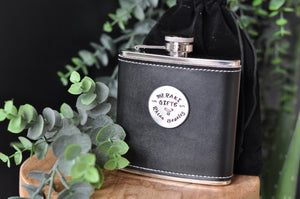 Personalised Hip Flask – NAME only