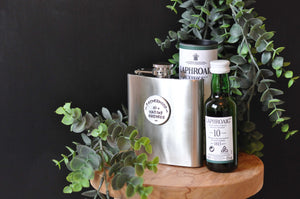 FATHERHOOD set design hip flask