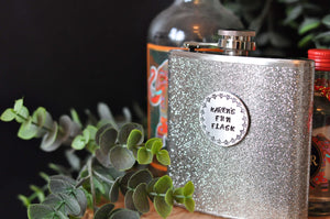 Personalised Hip Flask – NAME only