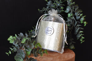 BRIDESMAID Personalised Hip Flask – Glitter (variety)