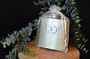 PERSONALISED Gold Glitter Hip Flask