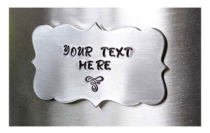 Personalised GLITTER HIP FLASK – pink